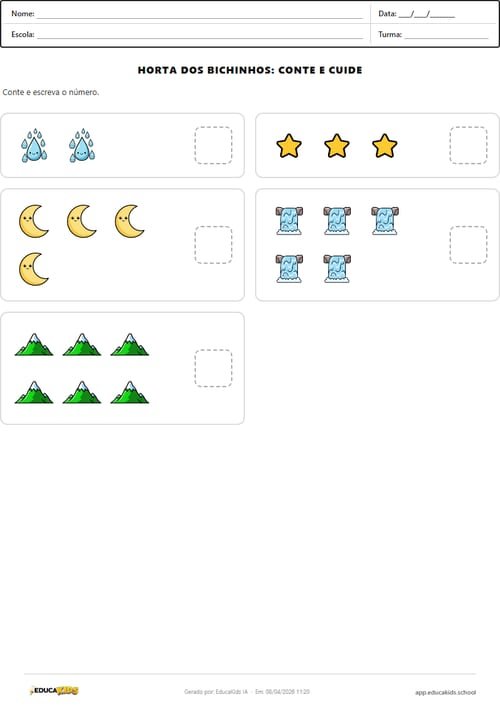 Atividade de contagem